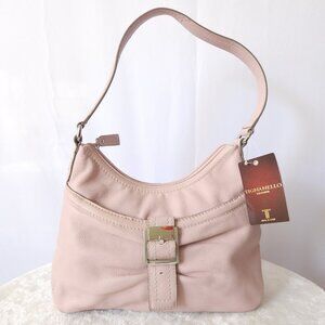 NWT Tignanello Light Pink Pebble Leather Women's Shoulder Bag